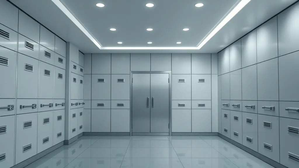 Minimalist architectural shot of a modern bank building or a